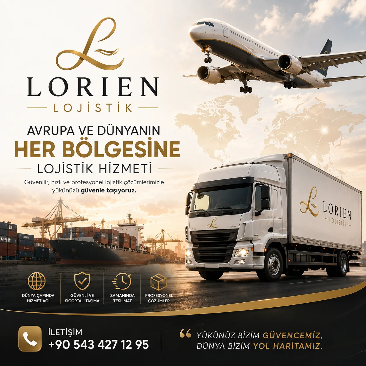 Lorien Lojistik — Avrupa ve dünyanın her bölgesine lojistik hizmeti